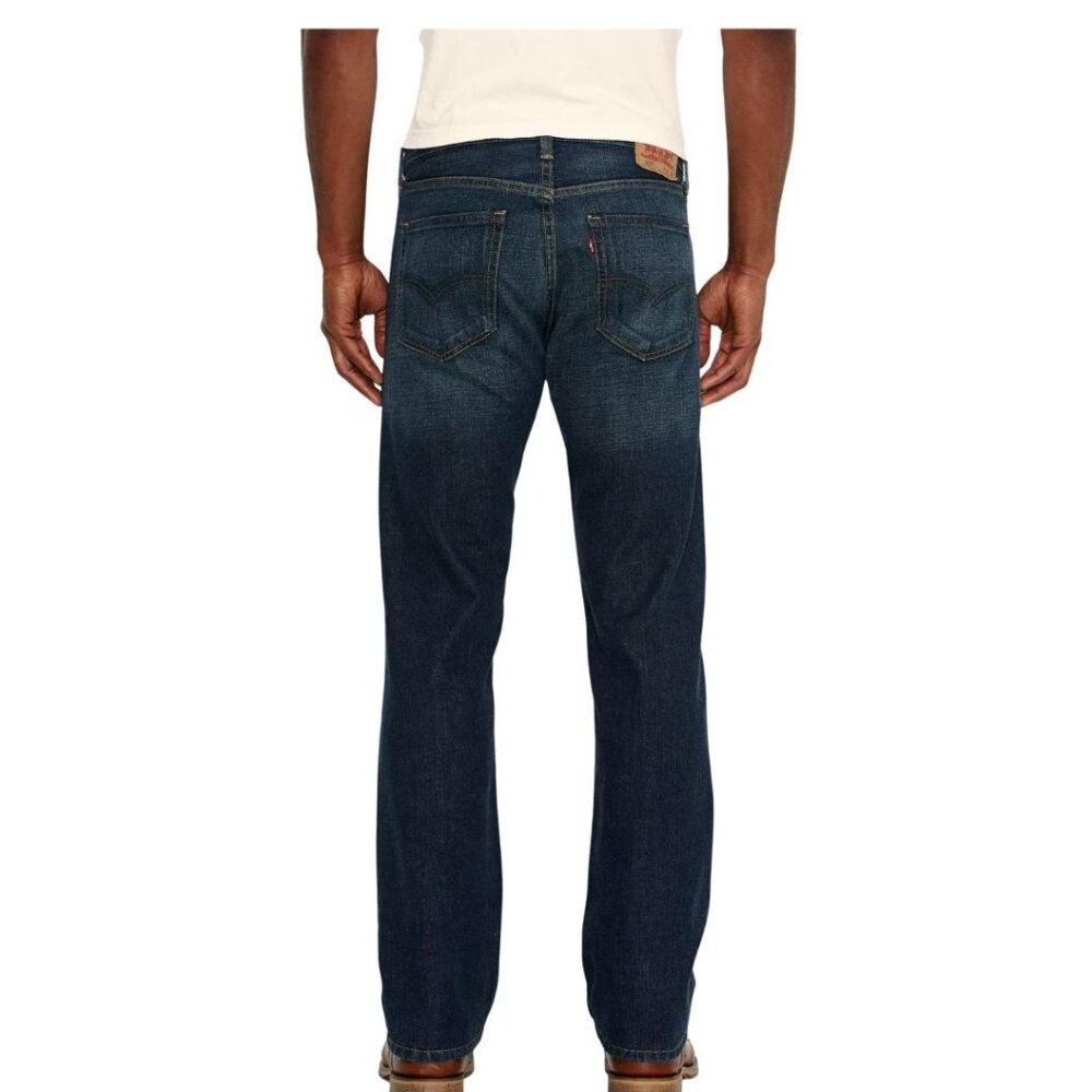 Levi's 527 Men's Vintage Greyish Blue Distressed Slim Bootcut Jeans Size 32 x 30